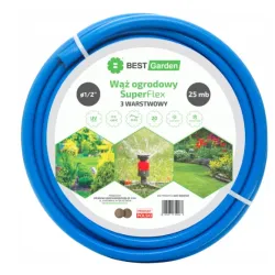 WĄŻ OGRODOWY 1/2” 25m SUPER FLEX BEST GARDEN